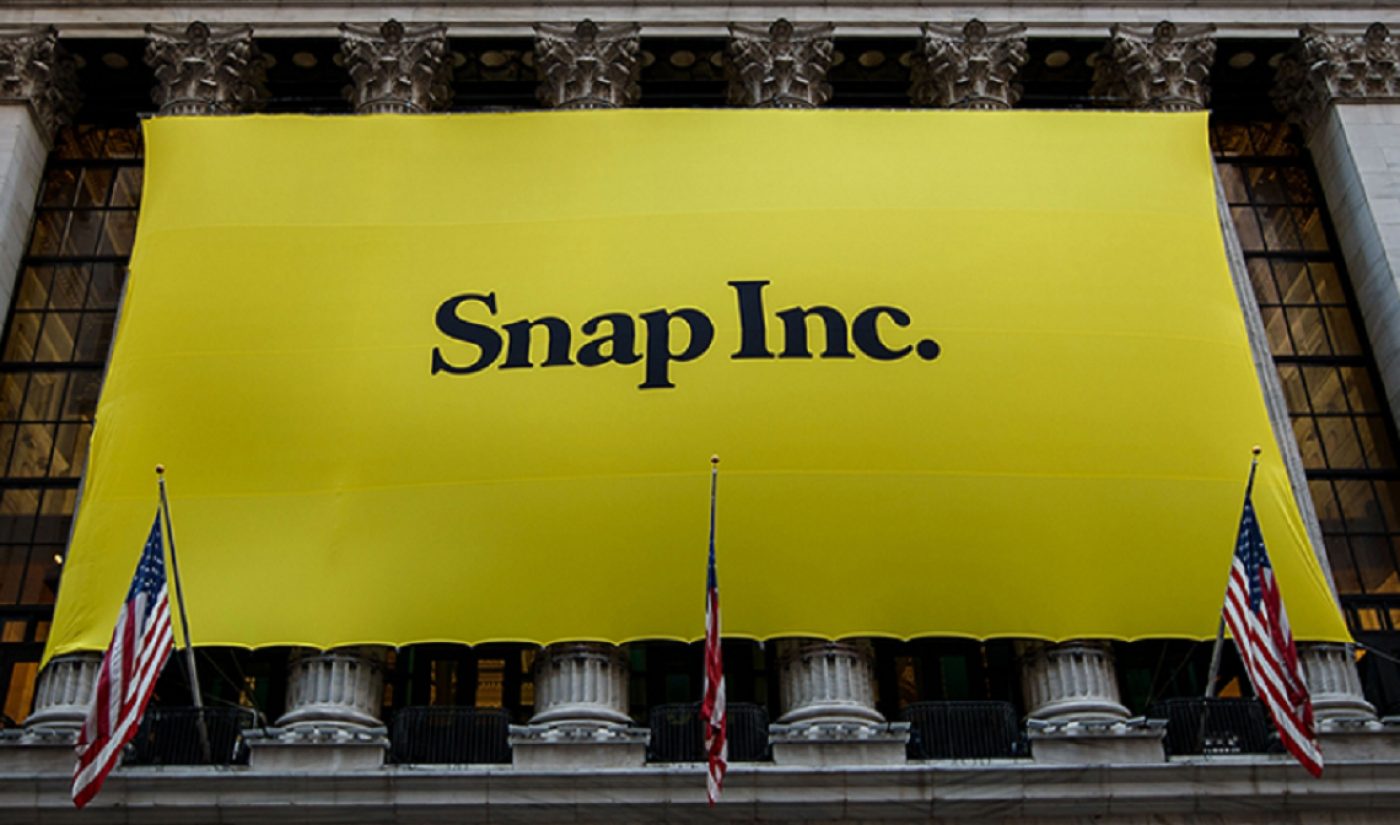 Snapchat Posts Better-Than-Expected Revenues, As Q4 User Growth Remains Flat