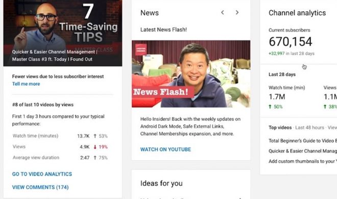 ‘YouTube Studio Beta’ Rolling Out 5 New Channel Management Features For Creators