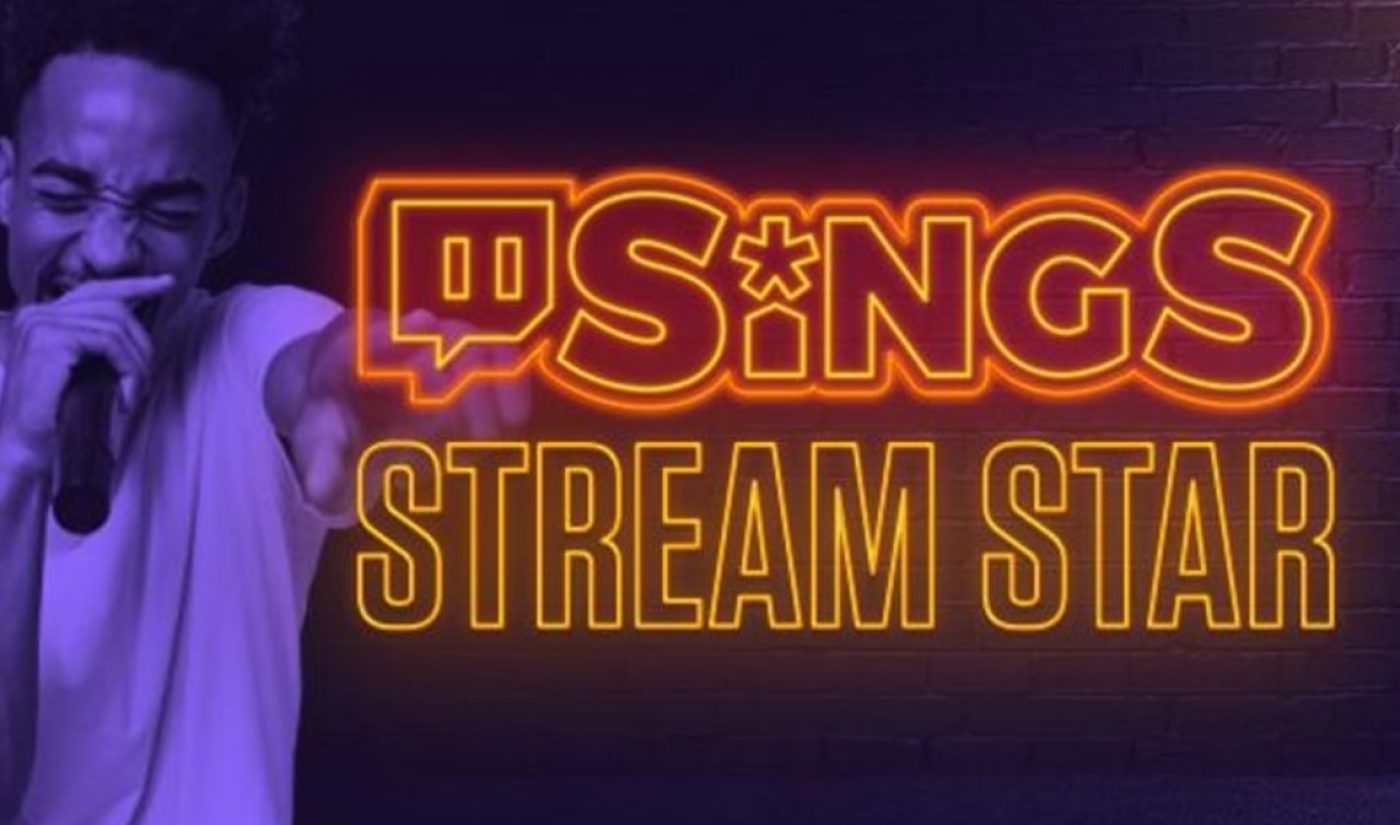 Twitch To Launch ‘Stream Star’ Singing Competition Series With $20,000 Prize