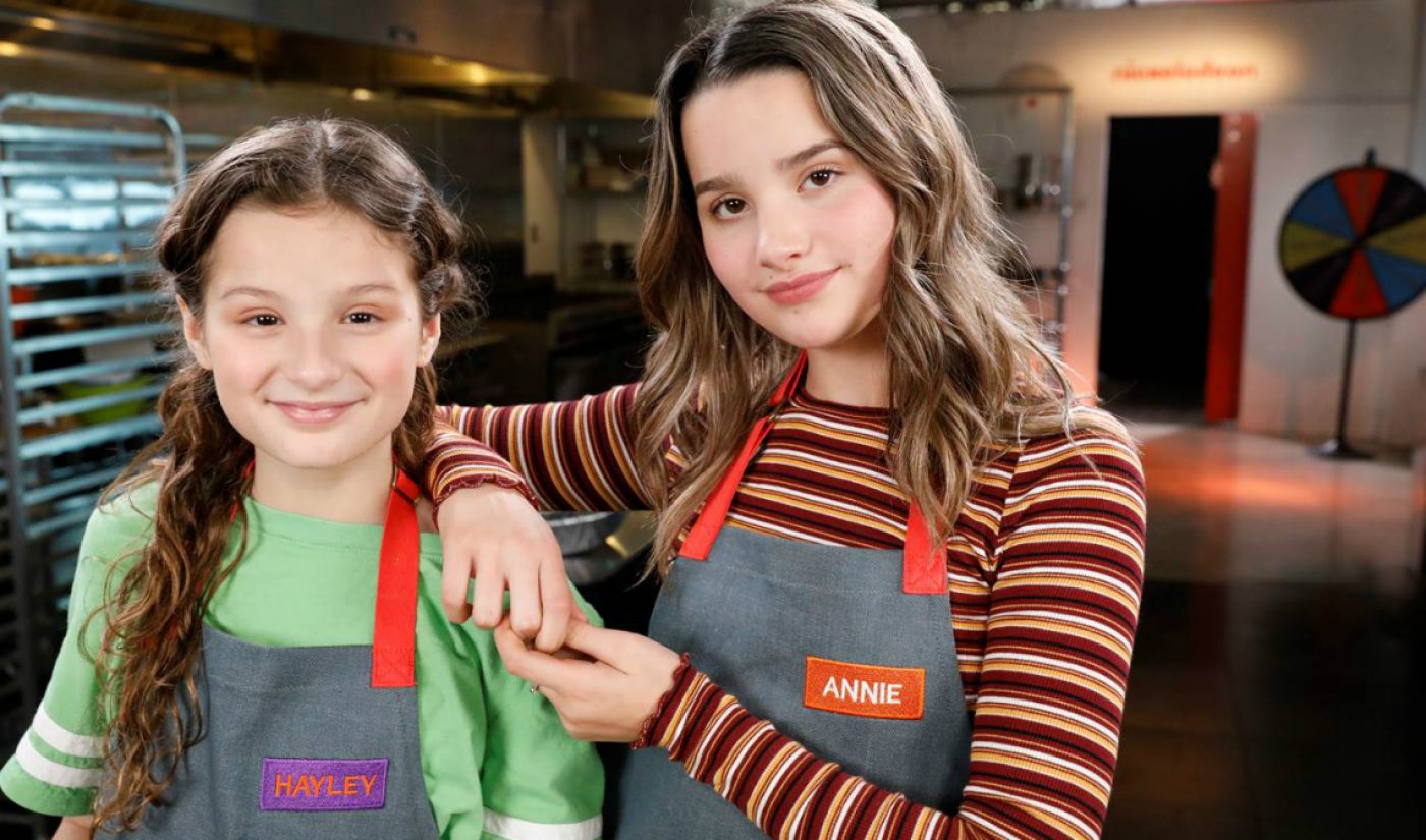 LeBlanc Family Cookoff Series ‘Annie Vs. Hayley’ Debuts On Nickelodeon’s YouTube Channel
