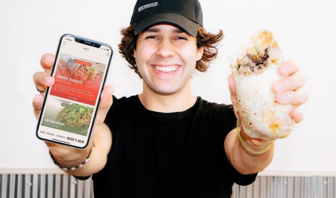 David Dobrik Wraps Up With Chipotle In Honor Of ‘National Burrito Day’