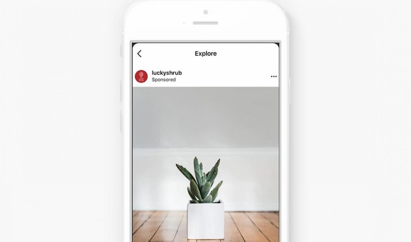 Instagram Will Integrate Ads Into ‘Explore’ Tab Over Coming Months