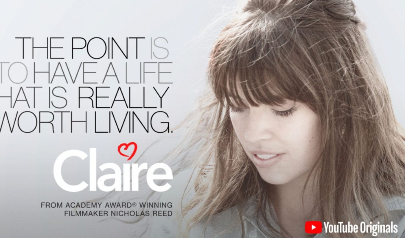 YouTube Shares Trailer For Claire Wineland Documentary