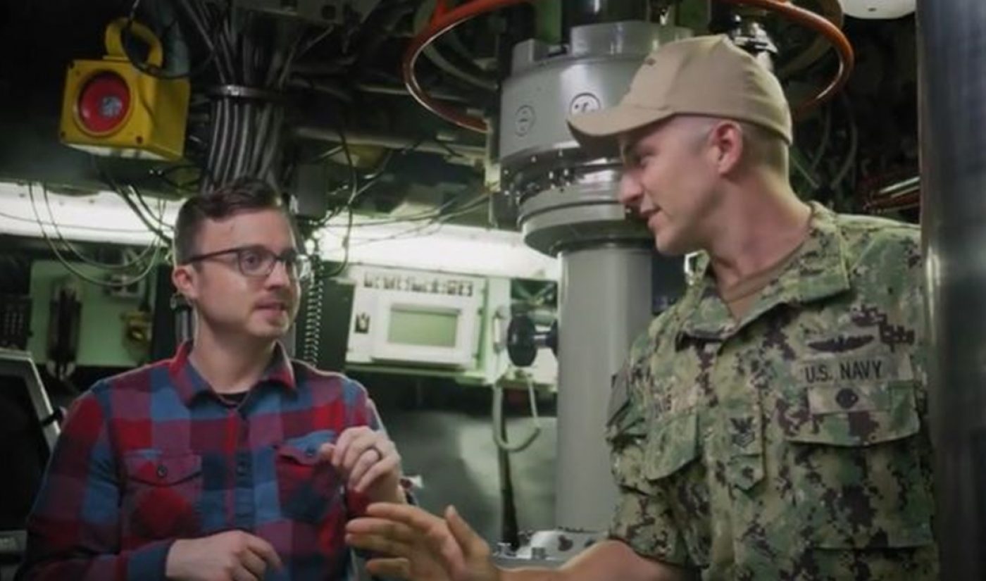 U.S. Navy Taps Kevin ‘VSauce2’ Lieber, Jake Koehler, William Osman For Inaugural Influencer Campaign
