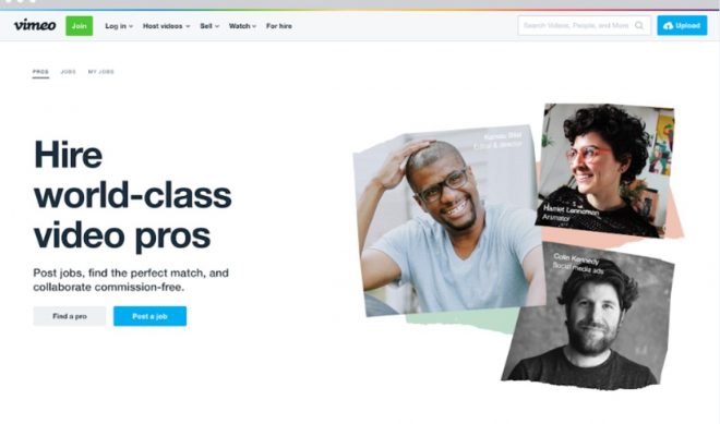 Vimeo Debuts ‘For Hire’, A Marketplace For Video Professionals To Find Clients (And Vice Versa)