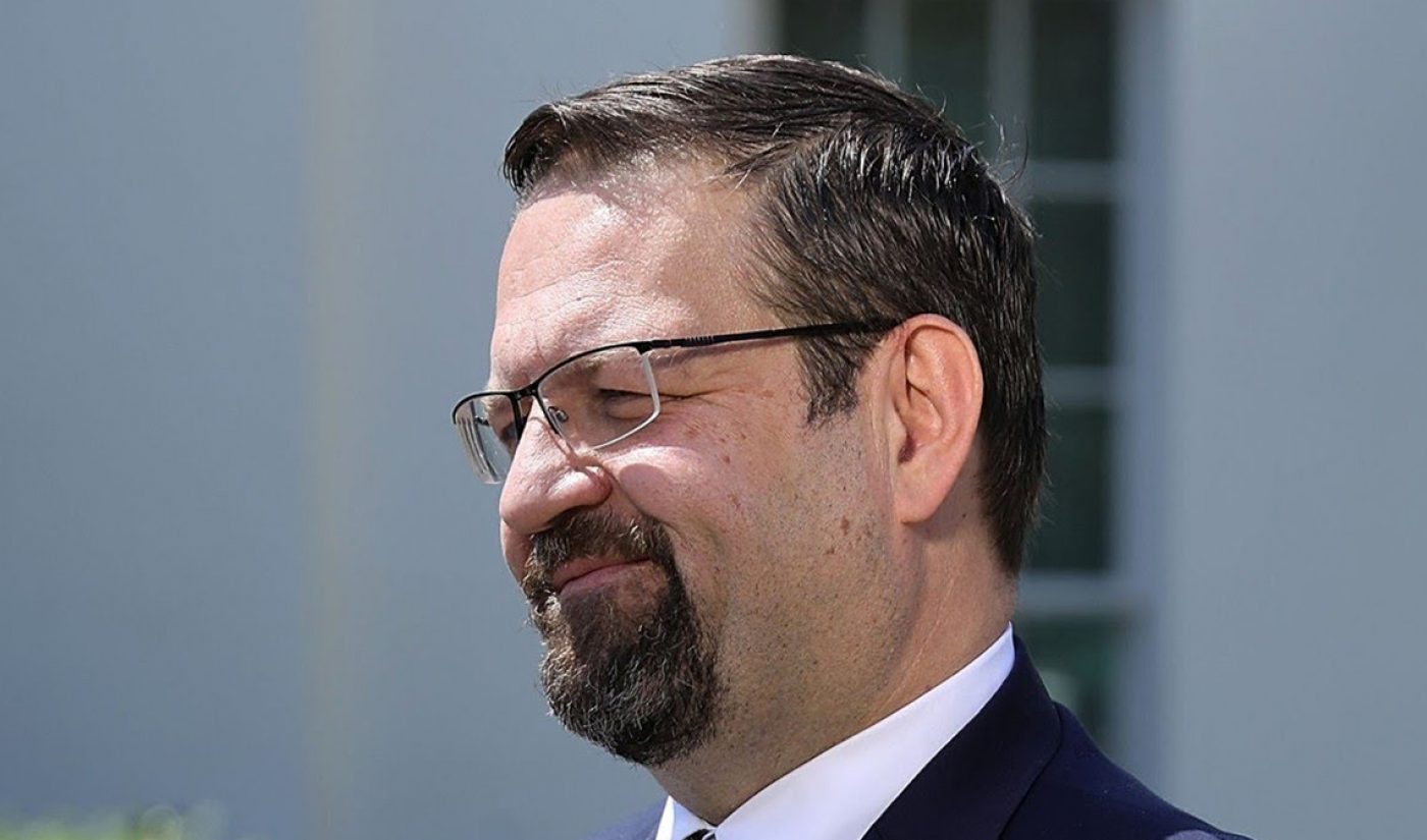 YouTube Might Have Banned Former Trump Adviser, Sebastian Gorka, For Copyright Violations