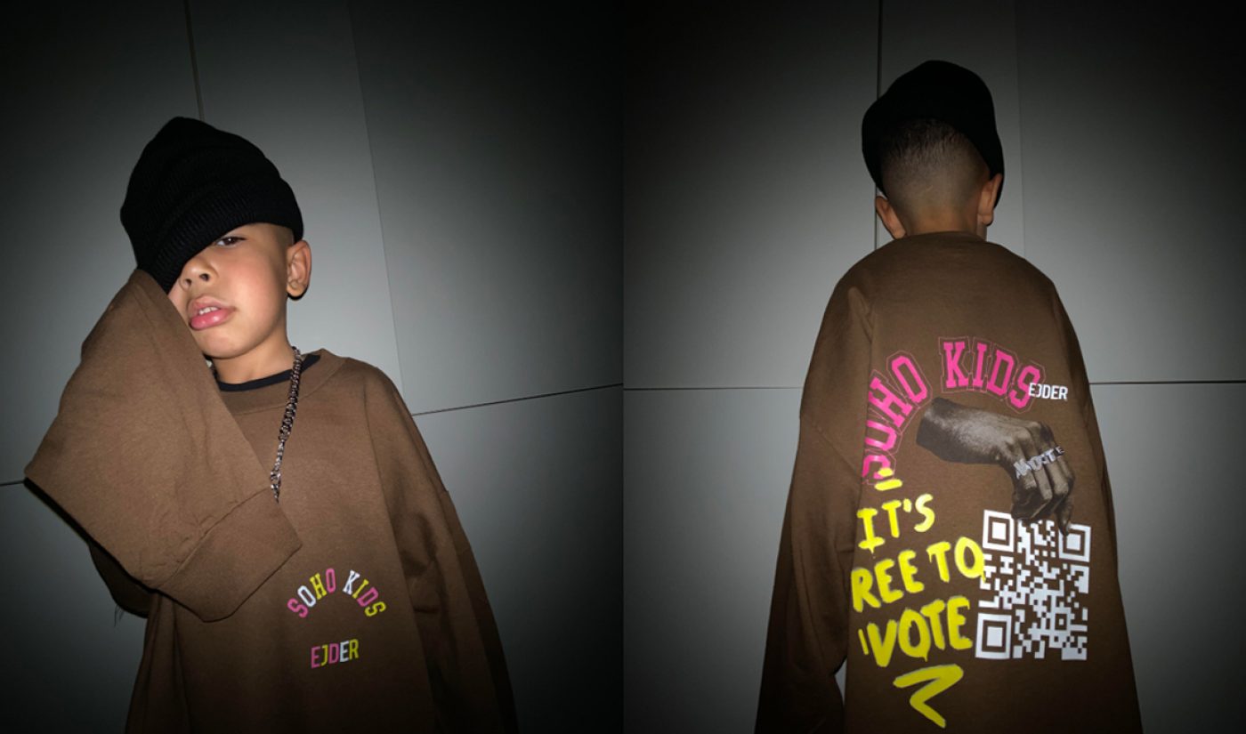U.K. Fashion Vlogger Kofi McCalla Teams With Label EJDER On Voter-Registering T-Shirts