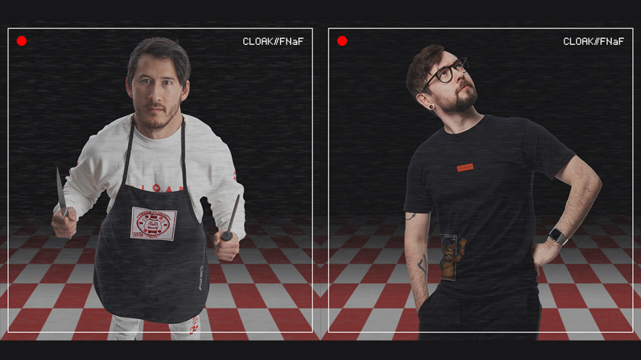 Markiplier And Jacksepticeye's Clothing Brand Cloak Drops 'Five Nights At  Freddy's' Collection - Tubefilter