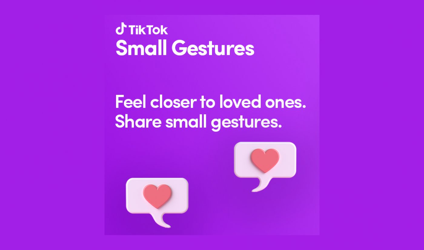 TikTok Tests Ecommerce Waters With Branded ‘Small Gestures’ Program