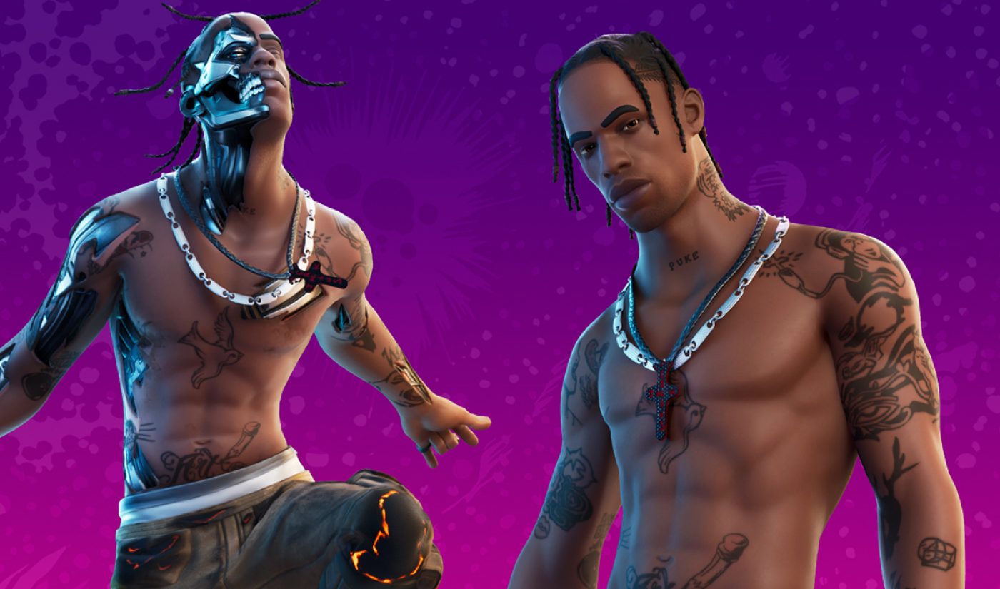 Travis Scott’s In-Game ‘Fortnite’ Concert Nabs 12.3 Million Concurrents, Shattering All-Time Record