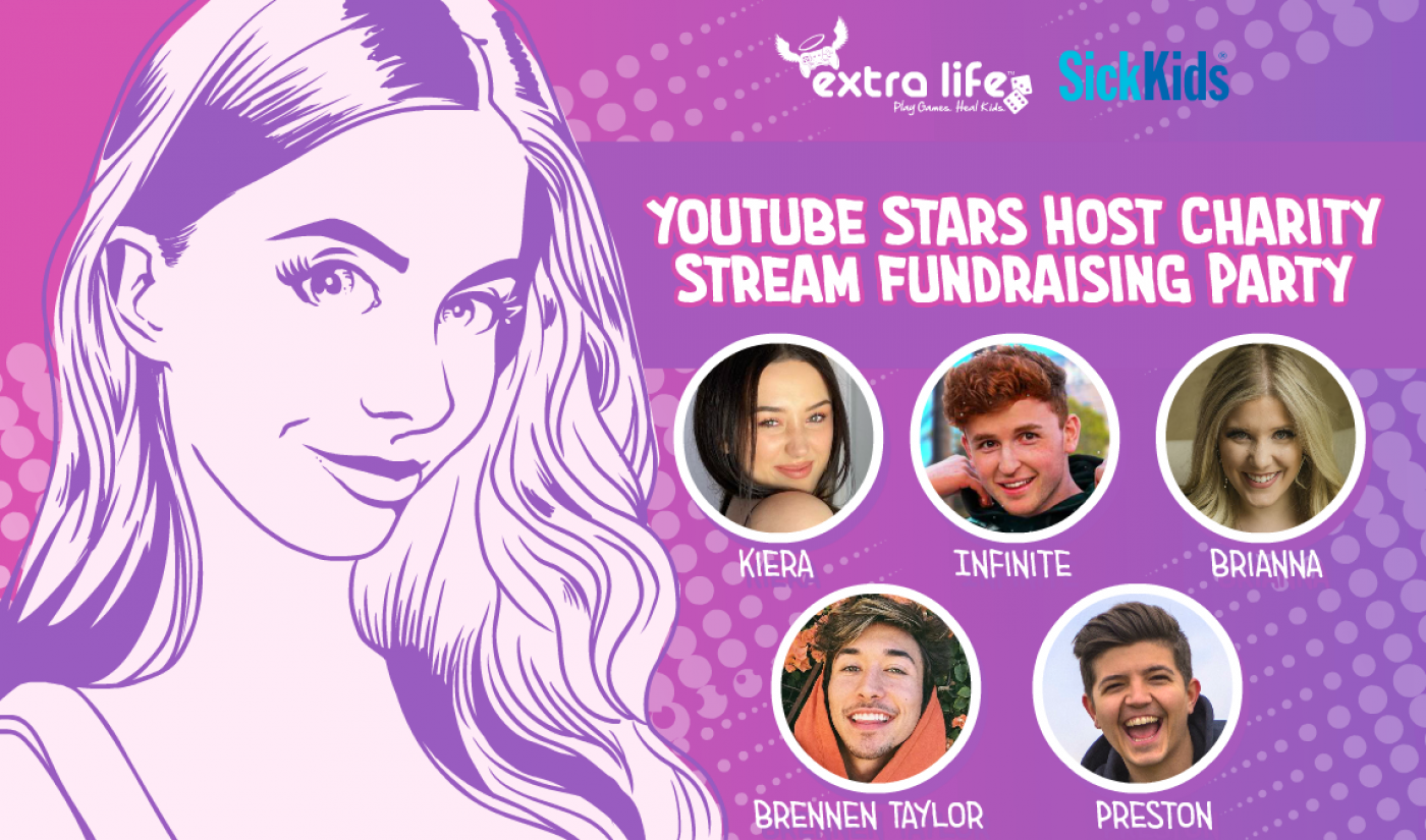 YouTuber AzzyLand To Host May 23 Charity Livestream Benefiting SickKids Foundation