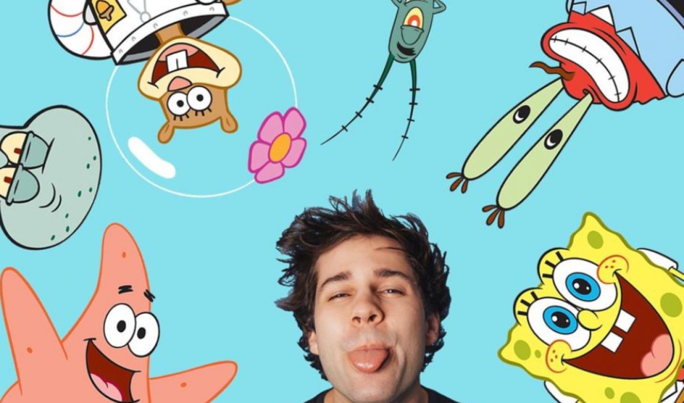 David Dobrik To Host ‘SpongeBob SquarePants’ Fan Special On Nickelodeon