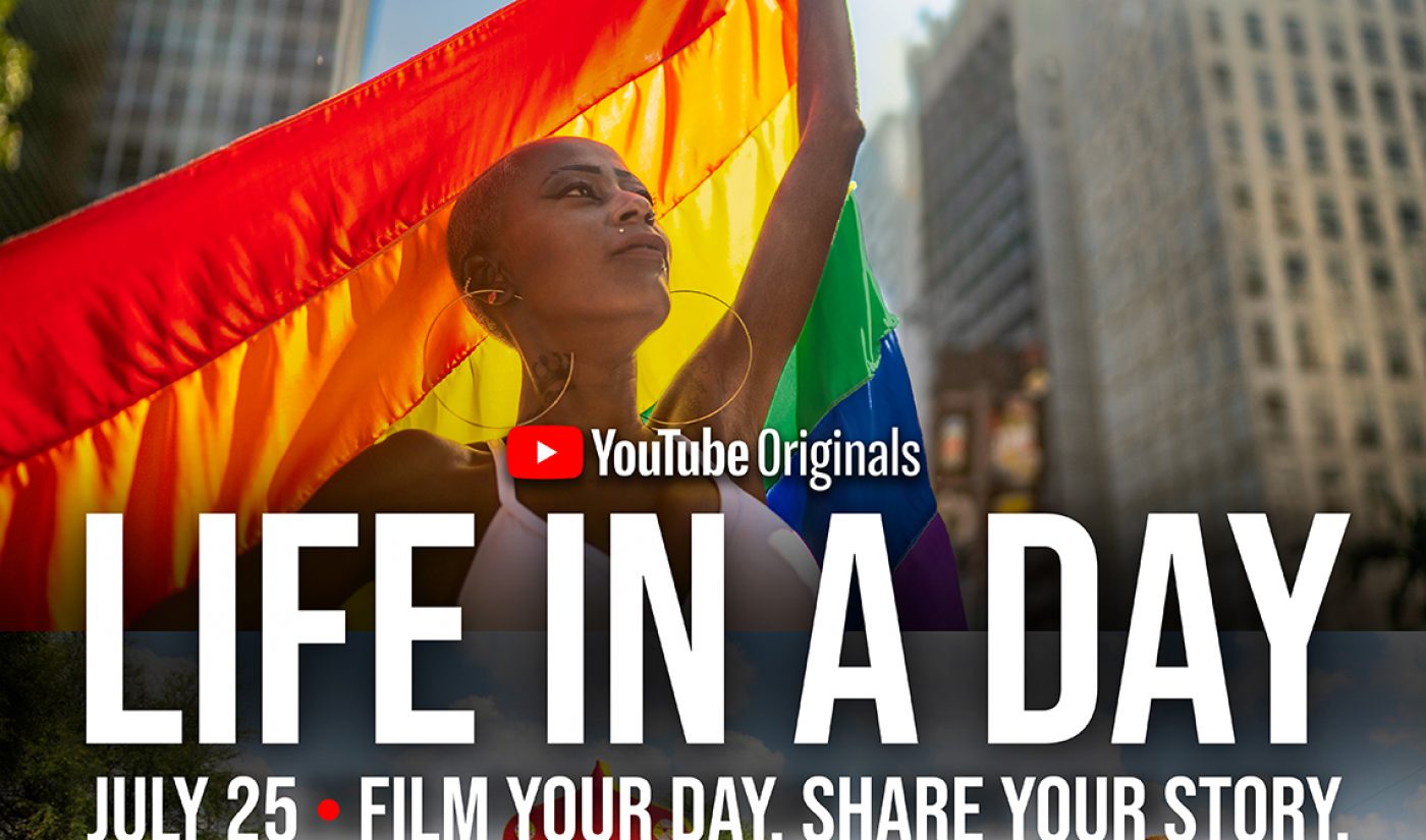 YouTube Calls On People To Film Their ‘Life In A Day’ July 25 For Sequel To 2010 Documentary