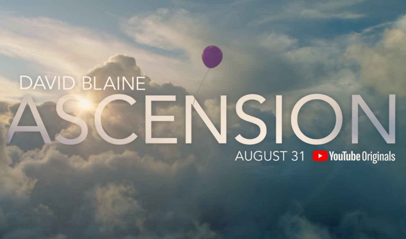 David Blaine’s Balloon-Powered YouTube Stunt Postponed To Sept. 2