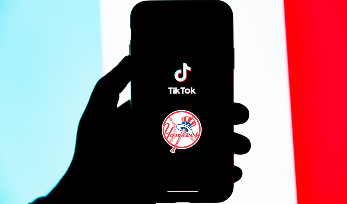 New York Yankees Tap TikTok For Sponsorship, Exclusive Content Deal
