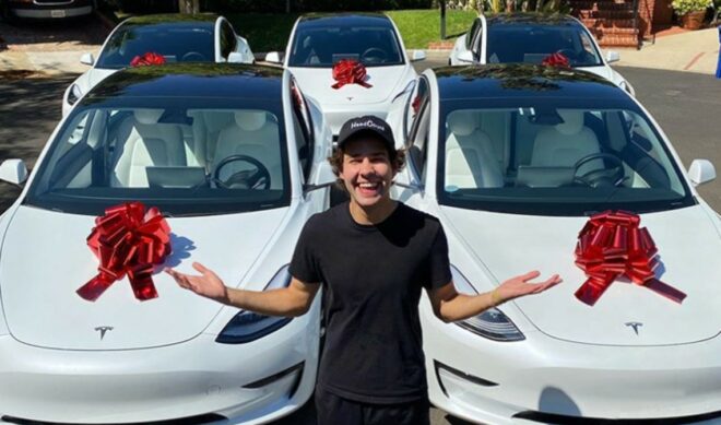 David Dobrik’s Tesla Giveaway Has Driven A Staggering 82,000 Voter Registrations Thus Far