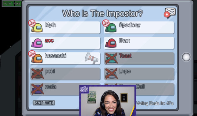 439,000 People Watched Alexandria Ocasio-Cortez Take On Top Content Creators In ‘Among Us’