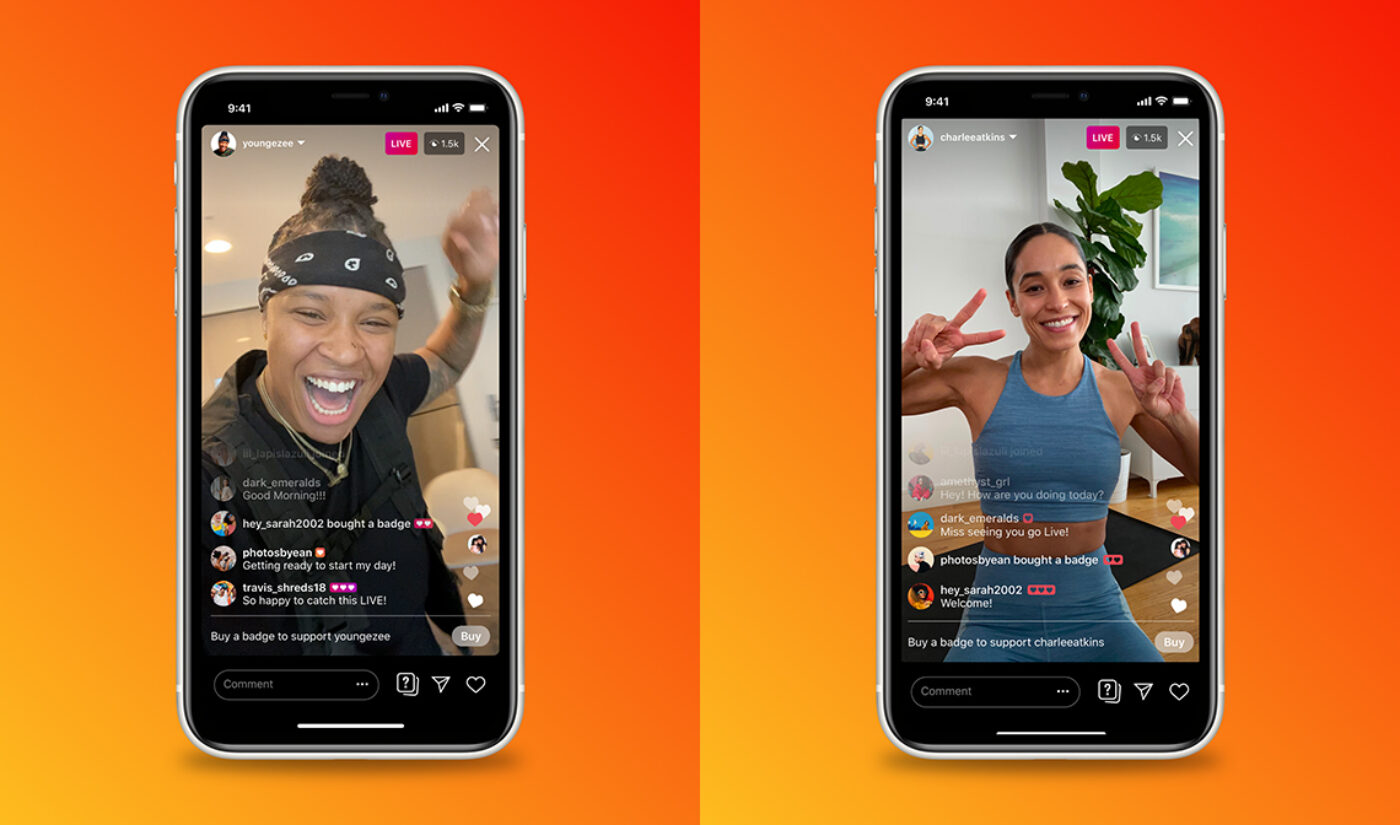 Instagram Expands Access To Monetization, Will Temporarily Double Creator Payouts For Live Stream Badges