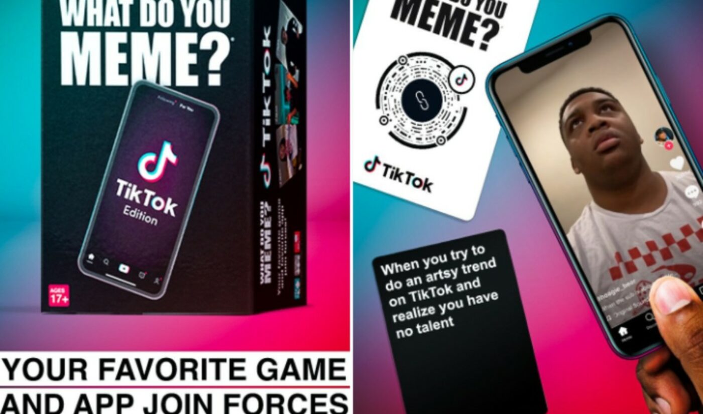 Adult Card Game ‘What Do You Meme?’ Launches Official TikTok Edition