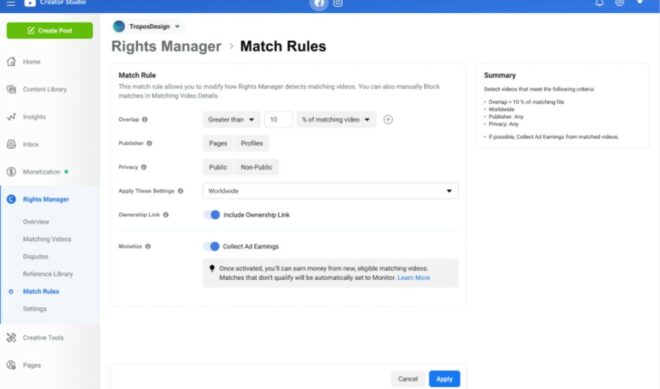 Facebook Expands Access To ‘Rights Manager’ Video Copyright Tool, Rolls Out In-Stream Ads To 4 More Countries