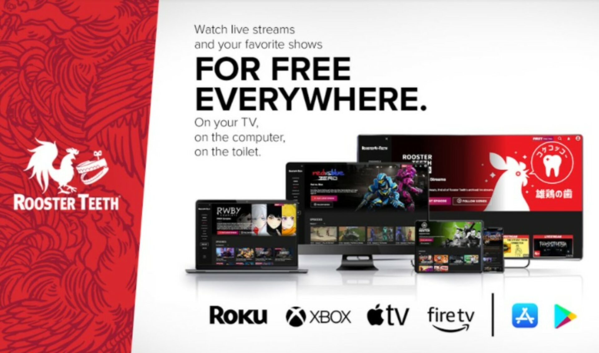 Rooster Teeth Launches New Smart TV Apps, As It Pulls Flagship ‘RWBY’ Series From YouTube