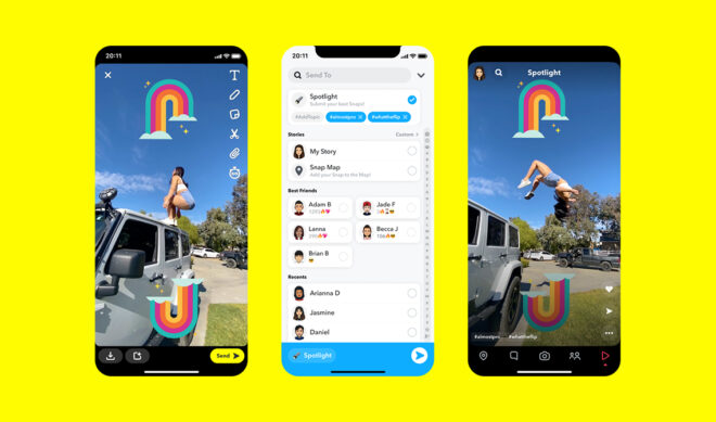 Snapchat Giving $1 Million Per Day To “Top” Creators With New Short Video Platform ‘Spotlight’