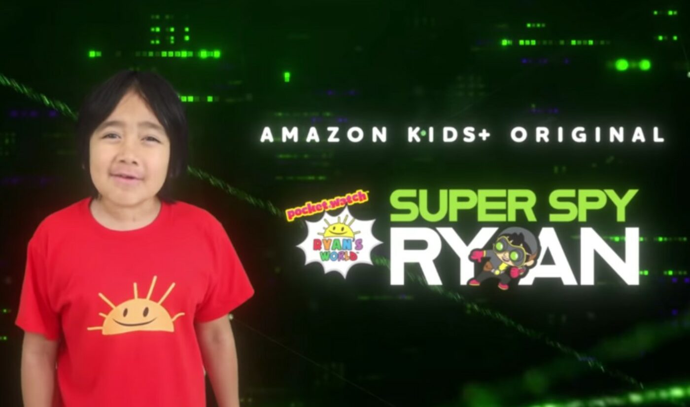 Amazon Kids+ Pacts With Ryan Kaji For Its First Original, With Toy Tie-In