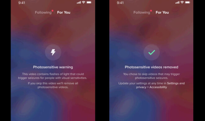 TikTok Users Can Now Auto-Skip Videos That Might Trigger Photosensitive Epilepsy