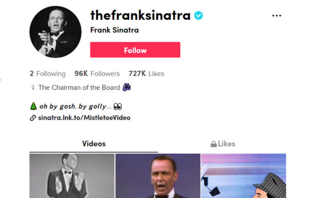 Frank Sinatra, Prince, And Whitney Houston Have TikTok Accounts. Here’s Why.