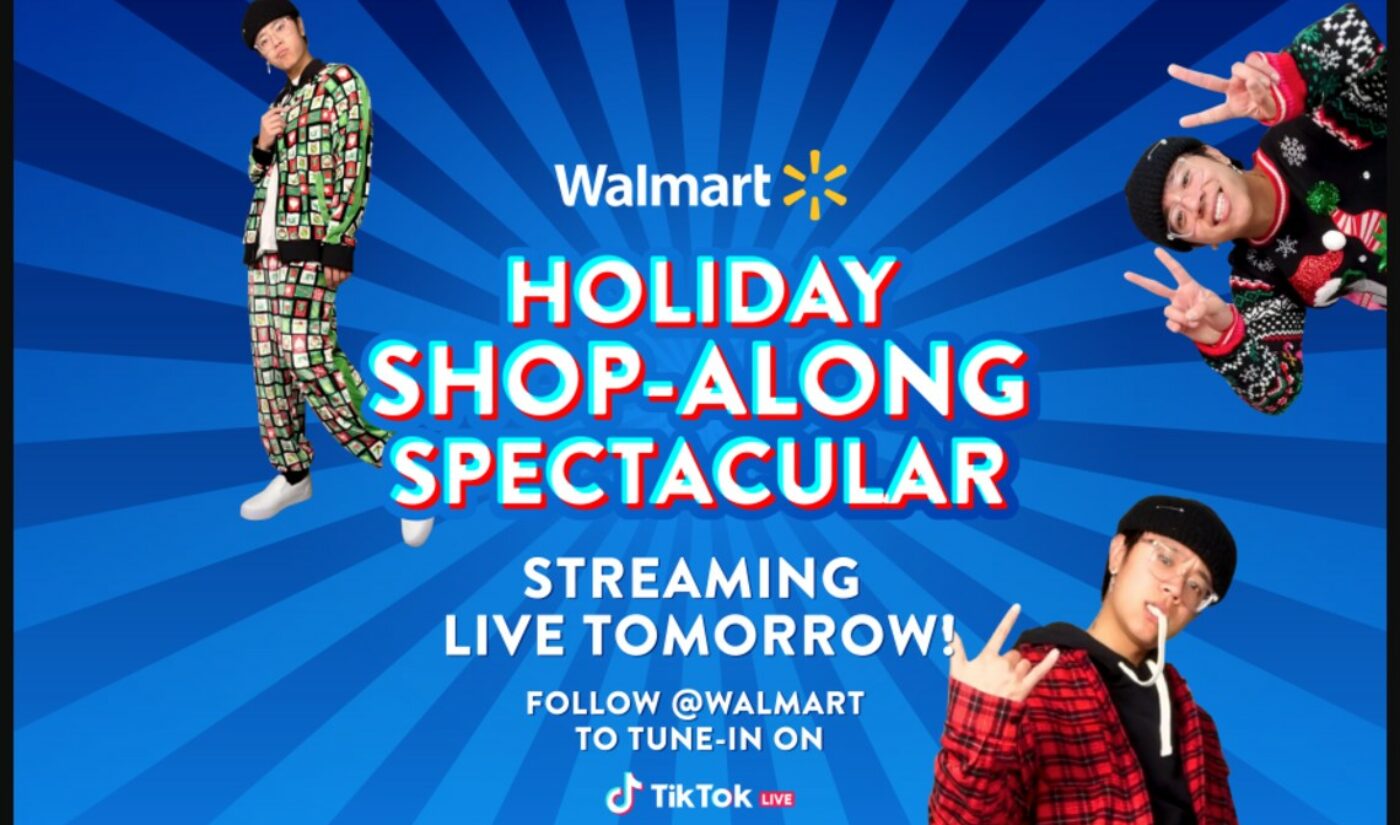 In A First, Walmart To Host Live Hourlong Shop-A-Thon Tonight On TikTok