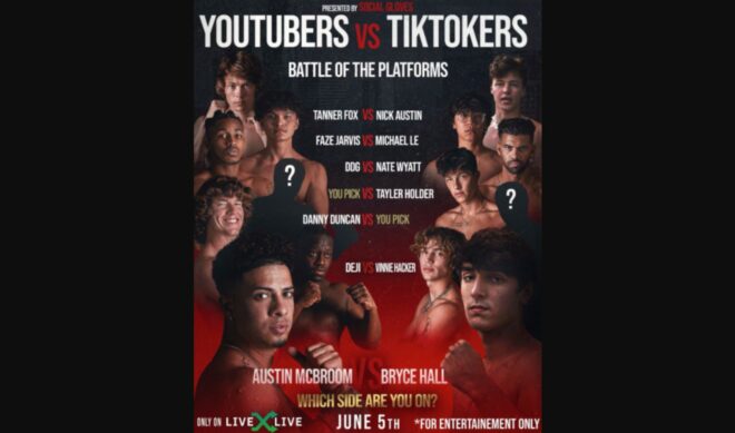 YouTube And TikTok Stars To Face Off In Inter-Platform Boxing Battle, Starring Austin McBroom, Bryce Hall
