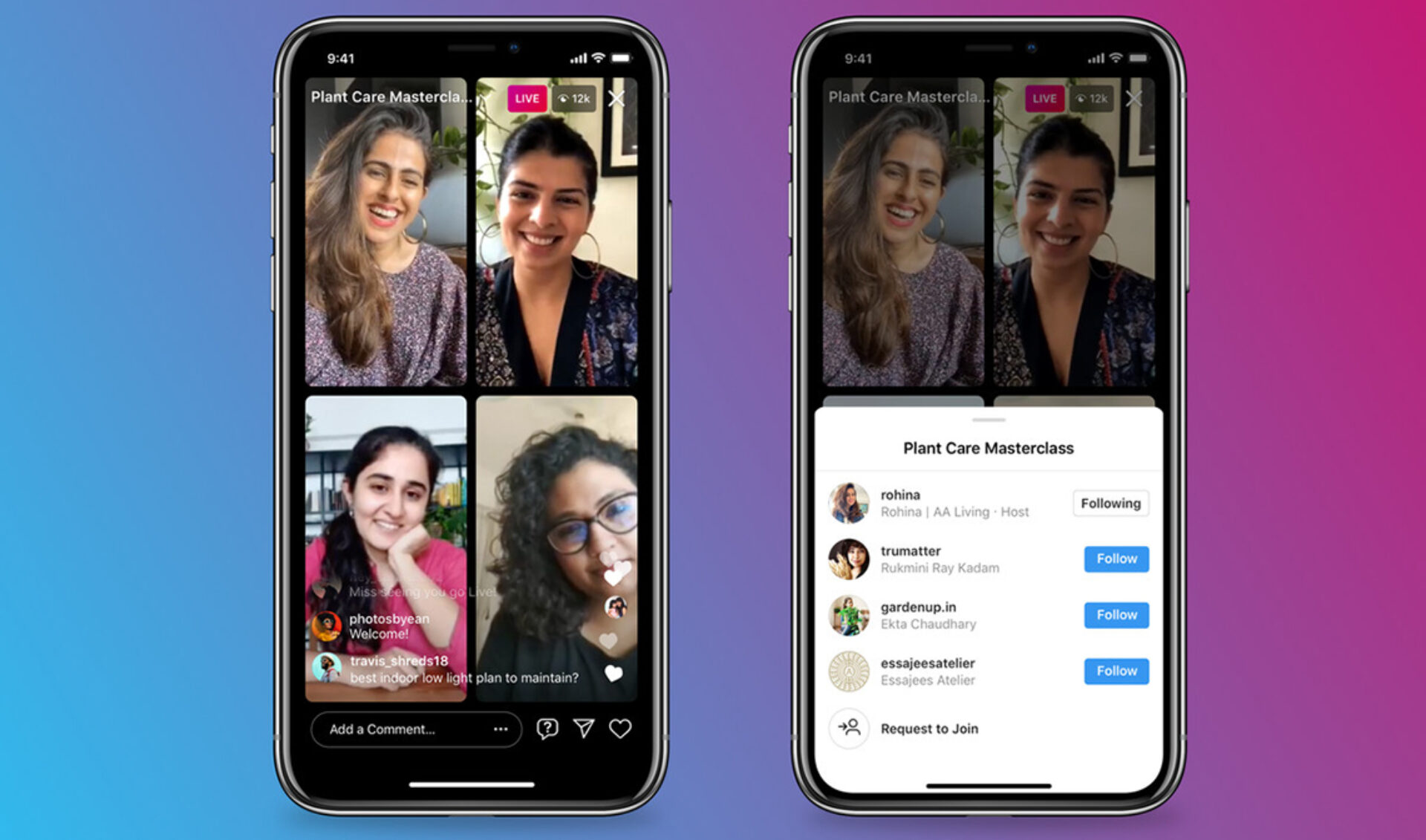 Instagram Aims For Clubhouse Feel With New 4-Person ‘Live Rooms’
