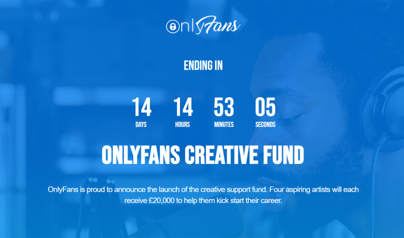 OnlyFans Launches Creative Fund, Will Award $20,000 To 4 U.K. Musicians