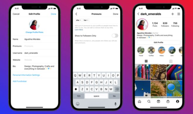 Instagram Launches Dedicated Field For Pronouns In User Profiles