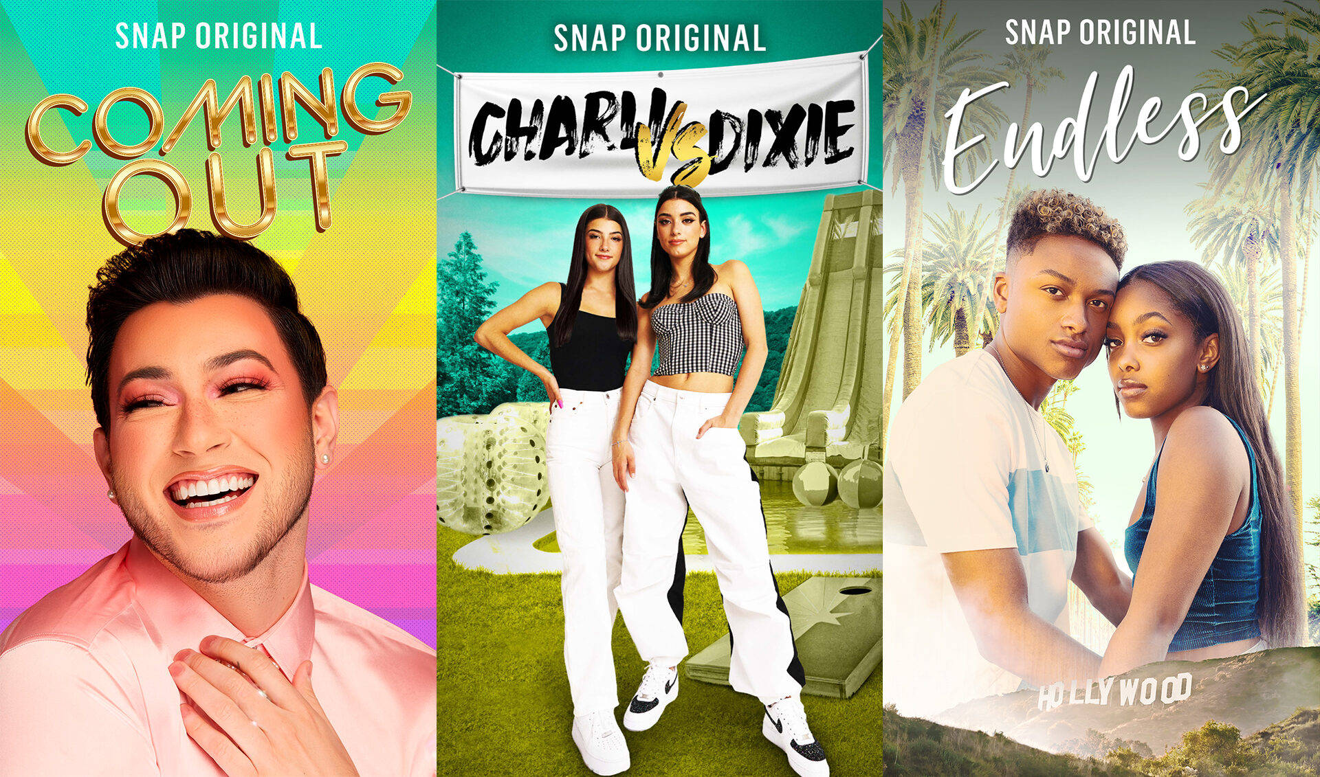 Snapchat Lines Up Originals Featuring Charli And Dixie D’Amelio, Megan Thee Stallion, Manny MUA