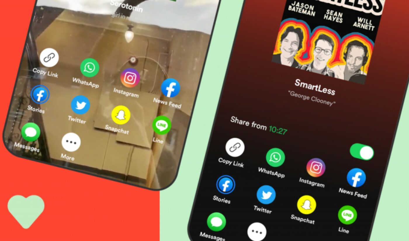 Spotify Introduces Ability To Share Timestamped Podcast Episodes