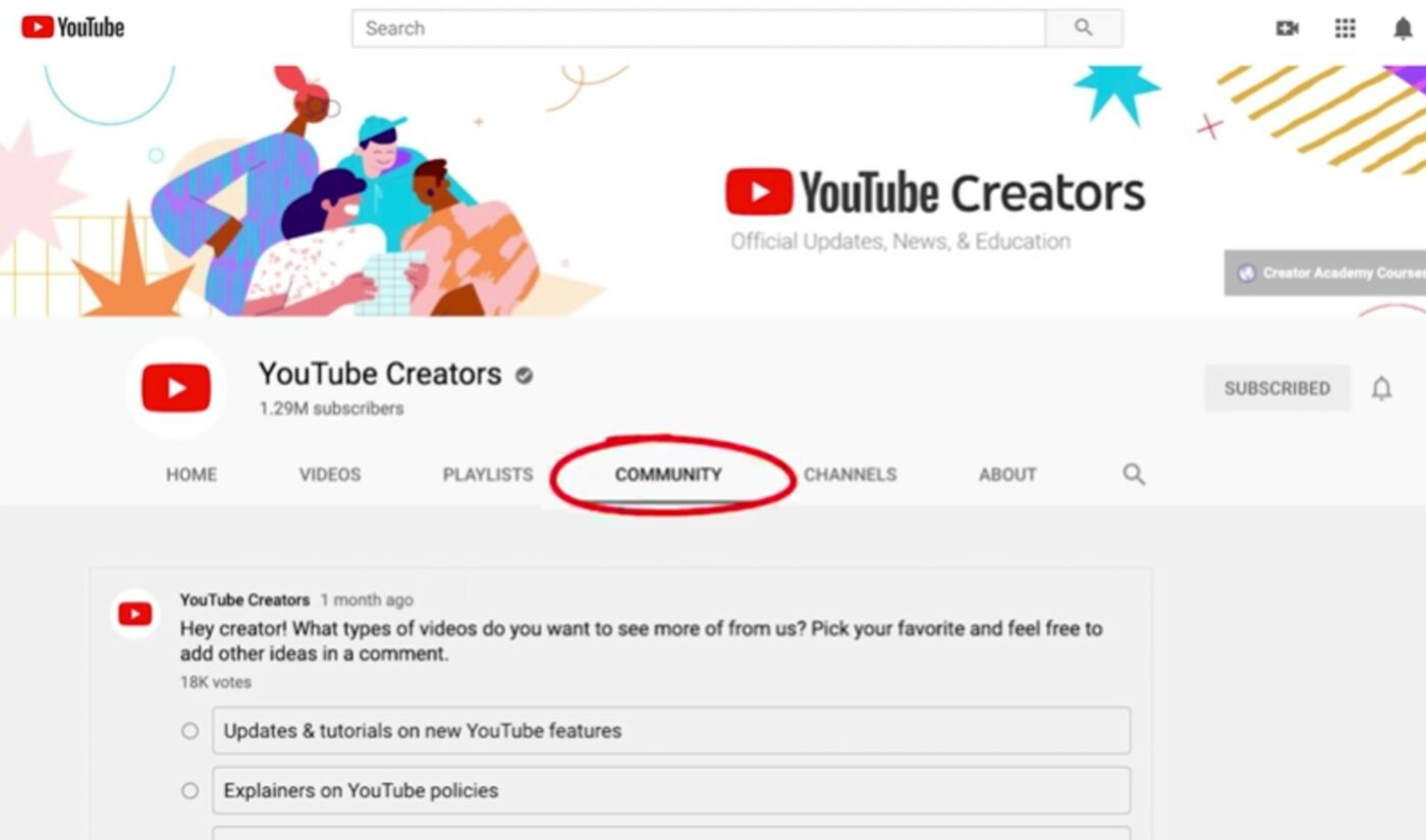 YouTube Will Now Furnish Analytics For Creators’ Non-Video ‘Community’ Posts