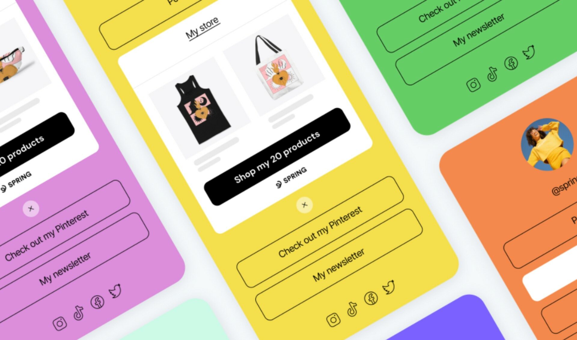 Spring, Linktree Integration Will Enable Creators To Add Ecommerce Stores To Bio Links
