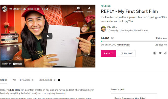 Elle Mills Launches Fundraiser For Her First Short Film, Coming-Of-Age Romance ‘Reply’