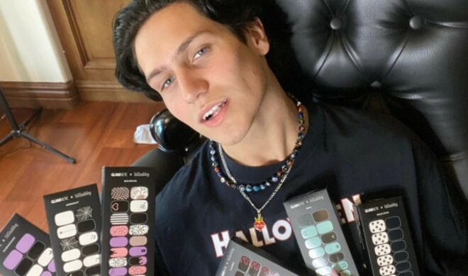 TikTok E-Boy Lil Huddy Teams With Beauty Upstart ‘Glamnetic’ On Nail Sticker Collection