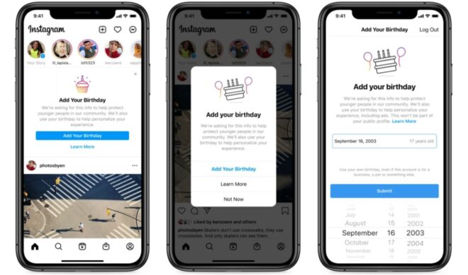 Instagram Will Make You Share Your Birthday — And Is Developing Tech To Ensure You’re Telling The Truth