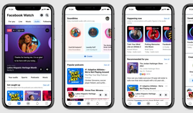 Facebook Unveils Central Hub For All Audio Formats Within ‘Watch’
