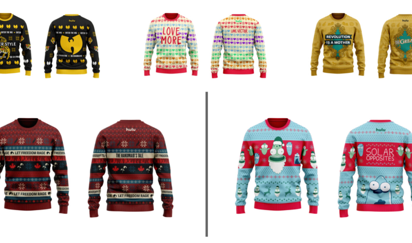 Hulu Launches Digital Shop Selling Its Ugly Christmas Sweaters