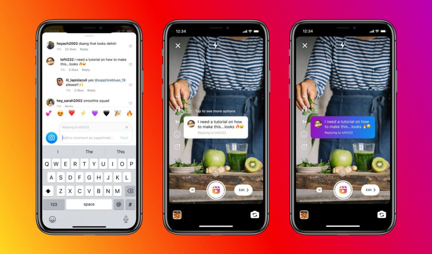 Instagram’s Latest Feature: Why Type A Comment When You Could Film A Reel?