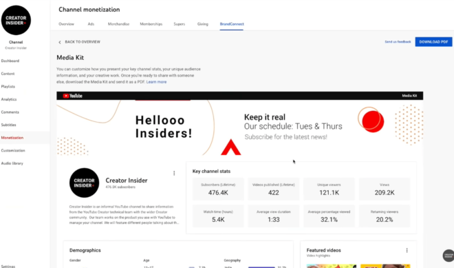 YouTube’s Now Helping Creators Make Pitch Decks For Branded Partnerships