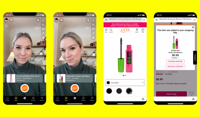 Snapchat Wants Its New Lenses To Spark Virtual Shopping Sprees