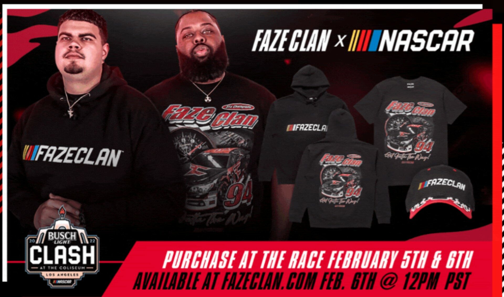 NASCAR Is FaZe Clan’s Latest Collab