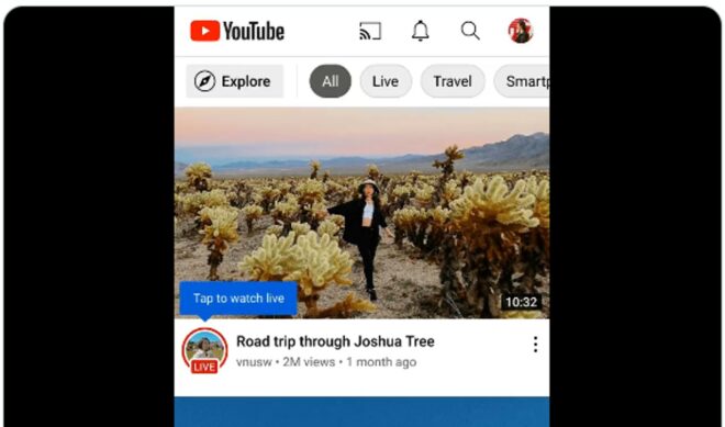 YouTube is “really focused” on helping users find live streams, says Neal Mohan