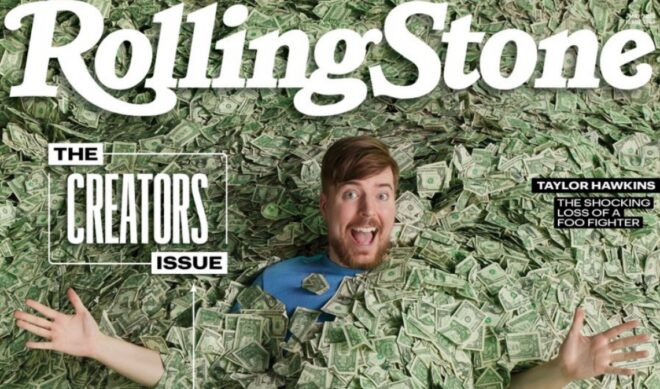 Rolling Stone has released a ‘Creators Issue’ with MrBeast on the cover