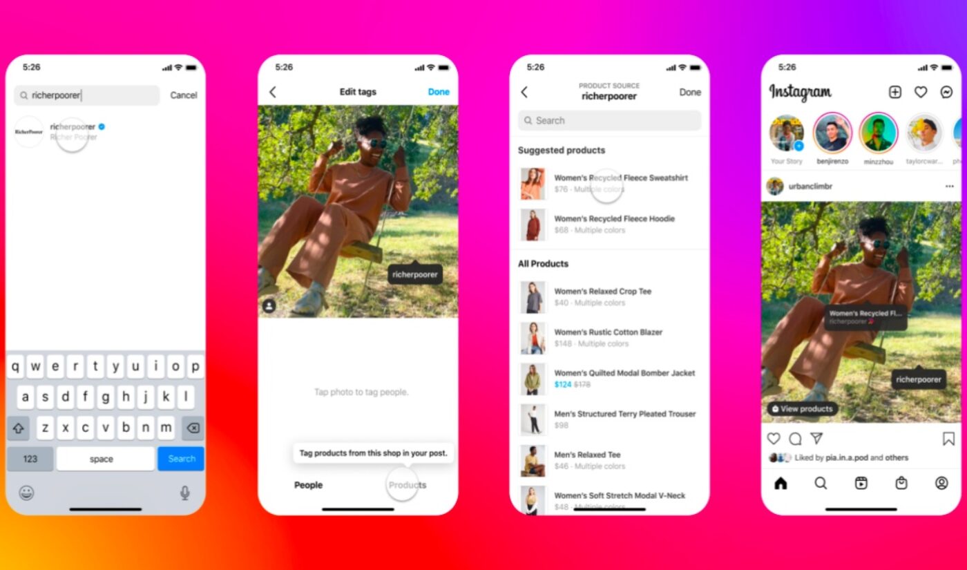 U.S. Instagram users can now tag specific products in their posts
